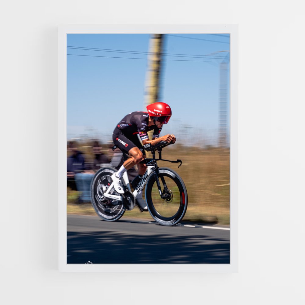 Poster Julian alaphilippe traces – affiche Cyclisme (vue 3)
